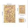 3 Piece Bath Towel Set, Rustic Dahlia Luxury Towels Set for Bathroom Soft Bath Shower Towels Absorbent Bathroom Towels Set ( 1 Bath Towel, 1 Hand Towel, 1 Washcloth ) Yellow Floral Plants Art Prints view 4