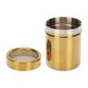 Aqur2020 Stainless Steel Rust Resistance Gold Fine Mesh Powder Sugar Shaker Powder Shaker Powder Sugar Shaker Duster Kitchen Supplies view 3