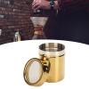 Aqur2020 Stainless Steel Rust Resistance Gold Fine Mesh Powder Sugar Shaker Powder Shaker Powder Sugar Shaker Duster Kitchen Supplies view 4