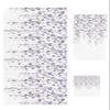 3 Piece Bath Towel Set, Romantic Floral Luxury Towels Set for Bathroom Soft Bath Shower Towels Absorbent Bathroom Towels Set ( 1 Bath Towel, 1 Hand Towel, 1 Washcloth ) Purple and Gray Draping Flower view 1