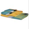 3 Piece Bath Towel Set, Abstract Color Painting Towels Set for Bathroom Soft Bath Shower Towels Absorbent Bathroom Towels Set ( 1 Bath Towel, 1 Hand Towel, 1 Washcloth ) Orange Green Art Geometry view 2