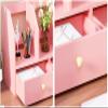 ABGRC Bookcase Multifunctional Desktop Bookshelf Wood Bookshelf Modern Display Shelf Rack Freestanding Countertop Stable and Reliable Stable view 3