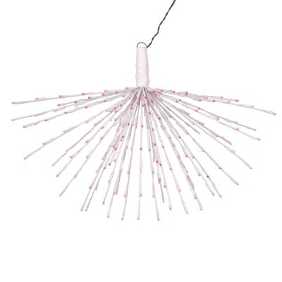 Vickerman 240Lt x 32" White Starburst Pink 5mm LED Lights.
