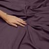 Soft 800 Series Plum 3 PCS California Queen Duvet Cover Set (Duvet Cover + 2 Pillowshams) Zipper Cotton Bedding Comforter Cover Set view 4