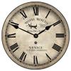 Italian Hotel Wall Clock | Ultra Quiet Quartz Mechanism | Hand Made in USA Beautiful Crisp Lasting Color | Comes in 8 Sizes | (Wood, Ten 18-inch) view 1