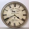 Italian Hotel Wall Clock | Ultra Quiet Quartz Mechanism | Hand Made in USA Beautiful Crisp Lasting Color | Comes in 8 Sizes | (Wood, Ten 18-inch) view 2