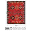 1890 Navajo Saddle Blanket Flannel Fleece Throw Blankets 50"X40" Lightweight Fluffy Winter Fall Blanket Cozy Soft Fuzzy Plush Home Decor for Couch Bed Sofa Bedroom Living Room Travel view 3