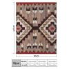 1940 Navajo Woven Tapestry with Arrows. Flannel Fleece Throw Blankets 50"X40" Lightweight Fluffy Winter Fall Blanket Cozy Soft Fuzzy Plush Home Decor for Couch Bed Sofa Bedroom Living Room Travel view 3