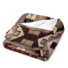 1940 Navajo Woven Tapestry with Arrows. Flannel Fleece Throw Blankets 50"X40" Lightweight Fluffy Winter Fall Blanket Cozy Soft Fuzzy Plush Home Decor for Couch Bed Sofa Bedroom Living Room Travel view 4