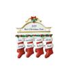 2025 Mantel Family Personalized Christmas Ornament Custom Holiday Keepsake with Names Unique for Families, Parents, Grandparents Custom Xmas Tree Decoration (Family of 8) view 1