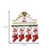 2025 Mantel Family Personalized Christmas Ornament Custom Holiday Keepsake with Names Unique for Families, Parents, Grandparents Custom Xmas Tree Decoration (Family of 8) view 3