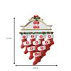 2025 Mantel Family Personalized Christmas Ornament Custom Holiday Keepsake with Names Unique for Families, Parents, Grandparents Custom Xmas Tree Decoration (Family of Ten) view 3