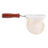 Cloth Coffee Filter, Reusable Washable Flannel Cloth Handmade Coffee Filter Strainer with Wood Handle for Coffee Lover(S) view 1