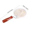 Cloth Coffee Filter, Reusable Washable Flannel Cloth Handmade Coffee Filter Strainer with Wood Handle for Coffee Lover(S) view 2
