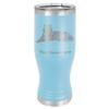 LaserGram 14oz Vacuum Insulated Pilsner Mug, Tiger, Personalized Engraving Included (Light Blue) view 1