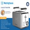 220 Volt Toaster Stainless Steel 2 Slice - Removable Warming Rack - WKTTCB850SS - Bundle With Dynastar Plug Adapter (NOT FOR USE IN USA) view 3