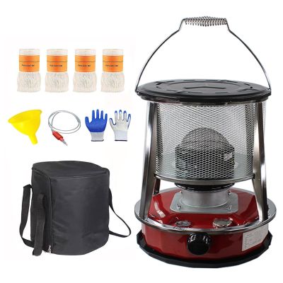 Xrdbfd Universal Kerosene Stove Heater, Large Kerosene Stove Burner, Indoor Outdoor Kerosene Stoves, Convenient Kerosene Heater, Without Electricity,4.6Lred