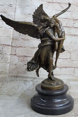 Bronze Statue Signed Gloria Victis by Mercie Sculpture Figurine Figure Decorative Hot Cast by European Finery