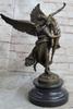 Bronze Statue Signed Gloria Victis by Mercie Sculpture Figurine Figure Decorative Hot Cast by European Finery view 1