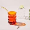 Coffee Mugs Creative Glass Restaurant Office Drinking Tea Juice Milk Coffee Cup Household Water Cup Ripple Mug 250ml Mug Set (Color : Green Bubble) view 3