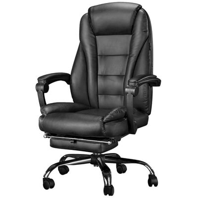 Executive Chair Home Wide Back Computer Chair, Comfortable Executive Chair with Linked Armrests, 360 Swivel Gaming Chair with Leg Rest, Easy to Assemble, Load Bearing 150kg