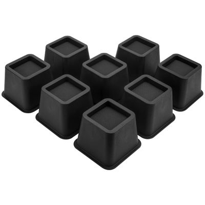 BTSD-home Bed Risers 3 inch Heavy Duty Furniture Risers for Sofa Couch Great for Under Bed Storage Set of 8