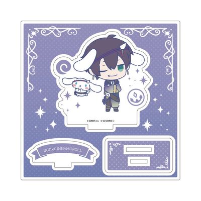 100 Prince Sleeping with Dream Kingdom x Sanrio Characters 03 Inui x Cinnamoroll [Drawing] Acrylic Figure Plate