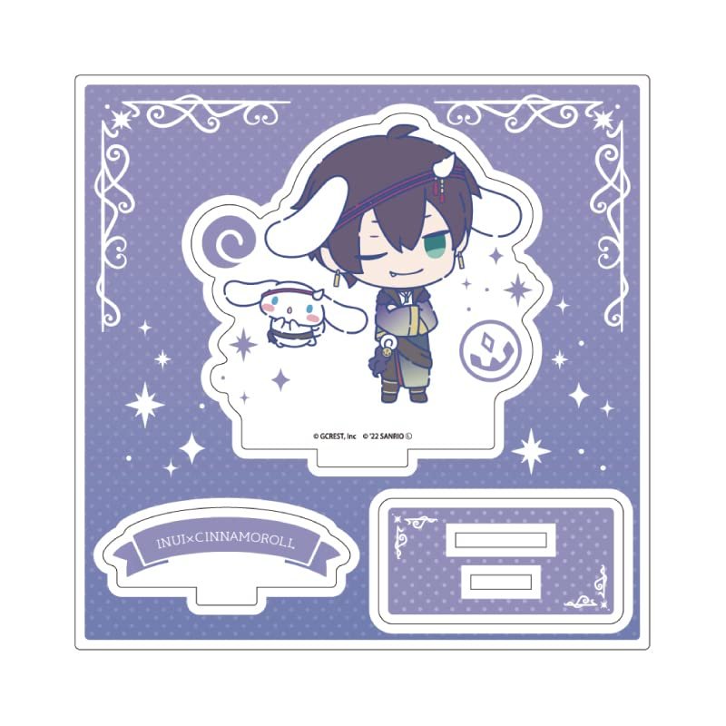 100 Prince Sleeping with Dream Kingdom x Sanrio Characters 03 Inui x Cinnamoroll [Drawing] Acrylic Figure Plate