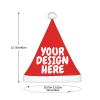 Custom Santa Hats - Personalized Christmas Hats Add Your Text/Photo/Logo Here view 2