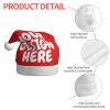 Custom Santa Hats - Personalized Christmas Hats Add Your Text/Photo/Logo Here view 3