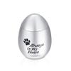 SHEIL Pet Paw Print Cremation Urn for Ashes Memorial Keepsake Holder Egg Urn Locket for Pet Memorials,1 view 1