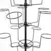 Hat Rotating Display Rack Stand, 7-Tier Hat Cap Display Retail Rotating Adjustable Metal Stand Hanger Rack Hat Display Stand for Shop, Office, Home, Retail Store, Flea Market Booth (Black) view 2