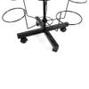Hat Rotating Display Rack Stand, 7-Tier Hat Cap Display Retail Rotating Adjustable Metal Stand Hanger Rack Hat Display Stand for Shop, Office, Home, Retail Store, Flea Market Booth (Black) view 3