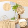 12 Pack Cheesecloth Table Runner, Runner Gauze Boho Wedding Decor Romantic Table Runner for Wedding Birthday Party(35" x 118") (Light Brown) view 3