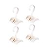 ORTOLY Any Angle Rotation Hook Closet Storage Bag Pull Rod Hanger Handbag Storage Wallet Hanging Hanger Hook Bag Clothing Hanger (Color : F) view 1