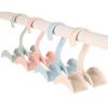 ORTOLY Any Angle Rotation Hook Closet Storage Bag Pull Rod Hanger Handbag Storage Wallet Hanging Hanger Hook Bag Clothing Hanger (Color : F) view 3