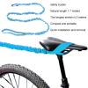 Bike Tow Rope, 1.7M Stretchable Bike Tow Rope, Kids Bike Elastic Tow Rope Can Ride Further with Your Kids, Portable Tow Rope Can Be Used for Towing Bike Also for Running or Training(Blue) view 2