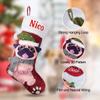 Ulico Personalized Christmas Stocking for Dogs Cats, Custom Pet Christmas Stockings,Decorations Hanging Ornaments with 3D Puppy Dog or Cat for Xmas Holiday Decor (5 Pcs) view 4