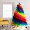 Treetopia The Original Rainbow Artificial Christmas Tree 7ft Unlit view 4