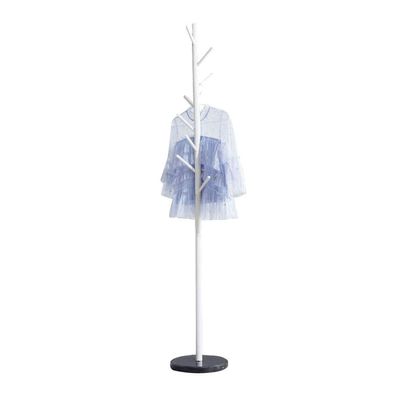 GHQYP Coat Rack Free-Standing Coat Tree with 8 Hooks and Marble Base Modern Coat Stand Coat Hanger Stand for Bedroom Livingroom