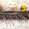 Evron International 5 Ft Artificial Rustic Berry Garland Red and Cream Color Primitive Pip Berry Country Garland for Farmhouse Wedding Mantel Table Centerpiece Christmas Home Decor Event Decor EV-C29 view 1