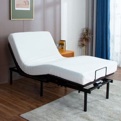 Anwick Adjustable Bed Base Frame with New Generation Motor, Remote, Head and Foot Incline, Intelligent Sleep Aid,High Weight Capacity, Easy Self-Assembly,Twin XL