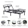 Anwick Adjustable Bed Base Frame with New Generation Motor, Remote, Head and Foot Incline, Intelligent Sleep Aid,High Weight Capacity, Easy Self-Assembly,Twin XL view 4