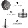3 Pcs Stainless Steel Funnel Coffee Makers Filters Cone Coffee Filters Coffee Strainer Filter House Metal Coffee Strainer Stainless Strainer Coffee Machine Coffee Bag view 3