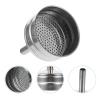 3 Pcs Stainless Steel Funnel Coffee Makers Filters Cone Coffee Filters Coffee Strainer Filter House Metal Coffee Strainer Stainless Strainer Coffee Machine Coffee Bag view 4