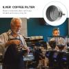 1pc Stainless Steel Funnel Coffee Filters House Coffee Machine Filters Coffee Making Filters Stainless Strainer Coffee Makers Filters Pot Funnel Metal Strainer Filter Supplies Mesh view 2