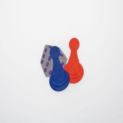 Board Game Pieces 266-G374 Cookie Cutter Set