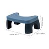DOITOOL Toilet Foot Stool for Easy Squatting Plastic Non- Step Stool for Adults for Potty Training and Everyday Use view 2