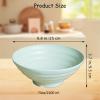 74oz Unbreakable Cereal Bowls Set of 4, Wheat Straw Fiber Rice Bowls, Japanese Ramen Noodle Soup Bowl, Lightweight Salad Bowls for Serving Fruit Pasta Snack Dessert, Dishwasher Safe, Pink view 4