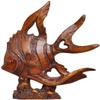 CFLNYC Home Decor Home Office Statues Desktop Decoration Feng Shui Wealth Arowana Lucky Fish Statue Figurine Gift Fish Sculpture Home Decoration Office Ornament view 1